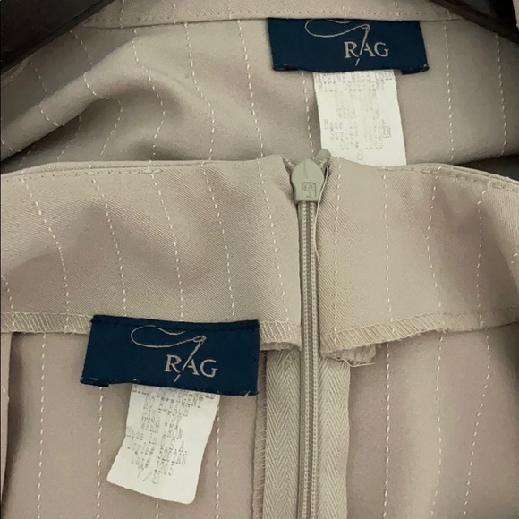 Vintage Rag Two Piece Pinstripe Dress Suit Set - Picture 8 of 10